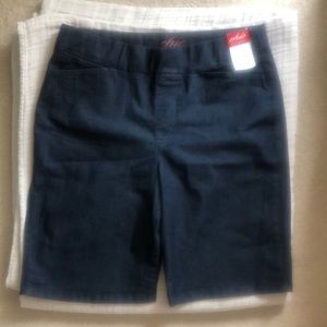 NWT Stretch denim Bermuda shorts